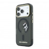 Karl Lagerfeld HC MagSafe IML Peekaboo Print & Metal Frame funda para Apple iPhone 18 Pro Max, negra