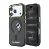 Karl Lagerfeld HC MagSafe IML Peekaboo Print & Metal Frame funda para Apple iPhone 18 Pro Max, negra