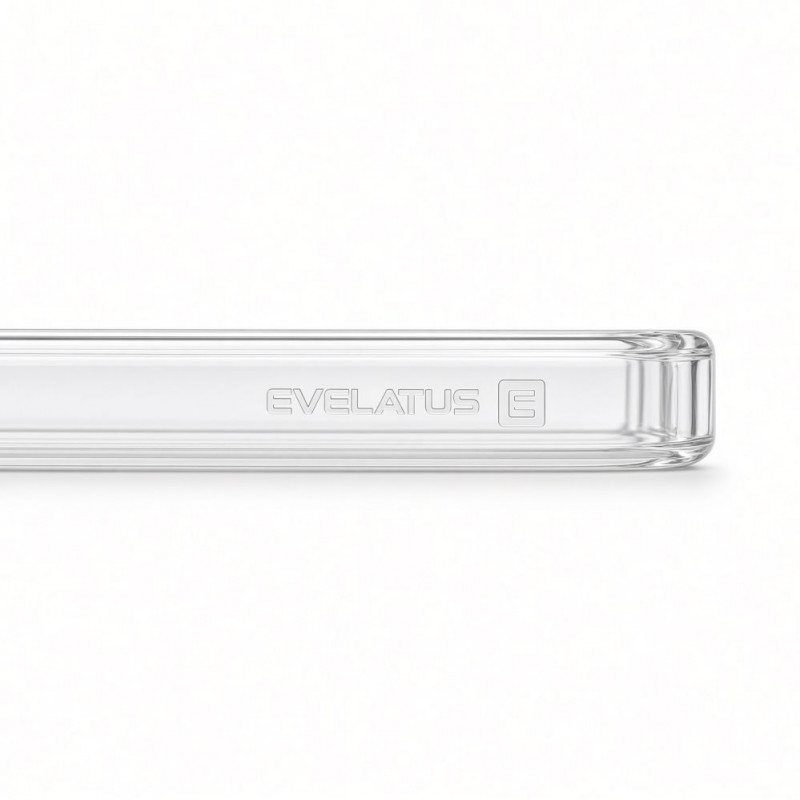 Evelatus Funda MagSafe 2 en 1 antirrayaduras de 1,5 mm transparente para Apple iPhone 18 Pro Max