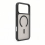 Evelatus Funda MagSafe 2 en 1 Silver-Shield Skin Feel para Apple iPhone 18 Pro Max, mate gris ahumado