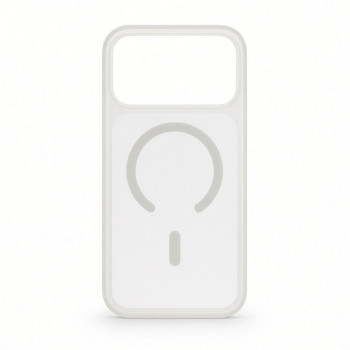 Evelatus Funda MagSafe 2 en 1 Silver-Shield Skin Feel para Apple iPhone 18 Pro Max, mate transparente