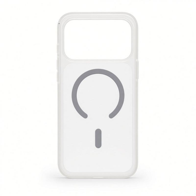 Evelatus Funda MagSafe 2 en 1 Silver-Shield Skin Feel para Apple iPhone 18 Pro Max, mate transparente