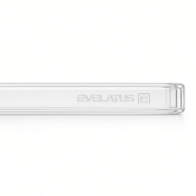 Evelatus Funda MagSafe 2 en 1 antirrayaduras de 1,5 mm transparente para Apple iPhone 18 Pro