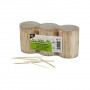Palillos de madera PAPSTAR, marrón, 1500 unidades