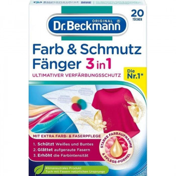 Dr. Beckmann hojas atrapacolor y atrapasuciedad, 20 uds.