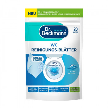 Dr.beckmann toallitas limpiadoras de WC Magic Leaves, Ocean Breeze, 20 uds.