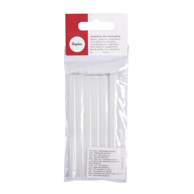 Rayher barras de pegamento termofusible mini transparentes (3337700)