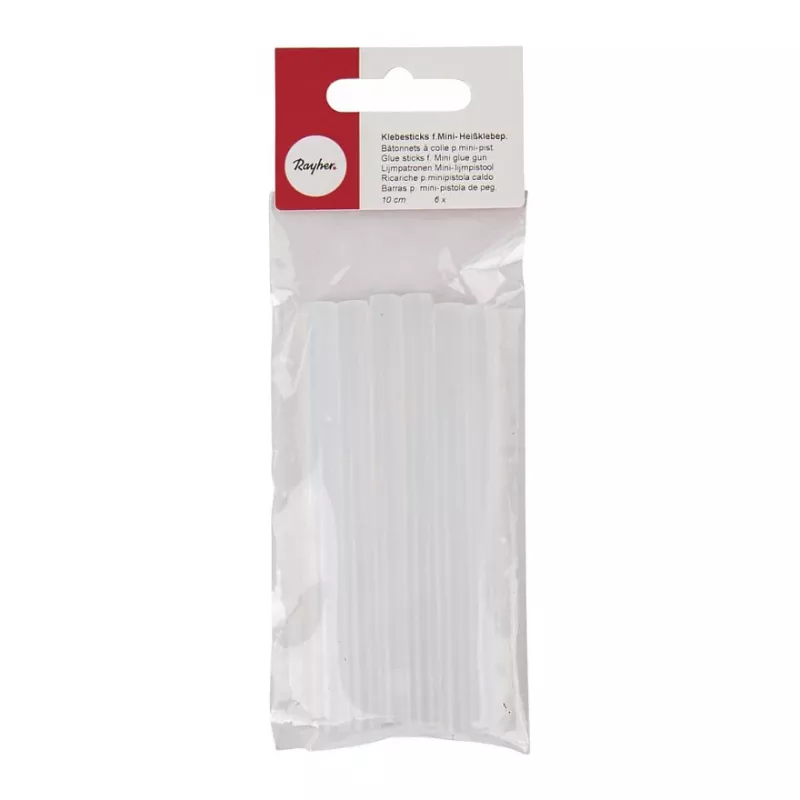 Rayher barras de pegamento termofusible mini transparentes (30166000)