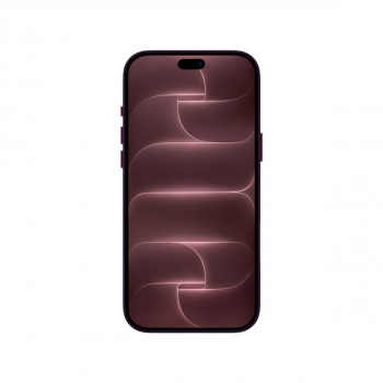 Just Must JM funda de piel con MagSafe para iPhone 18 Pro Max, morado