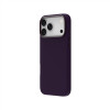 Just Must JM funda de piel con MagSafe para iPhone 18 Pro Max, morado