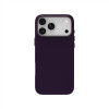 Just Must JM funda de piel con MagSafe para iPhone 18 Pro Max, morado