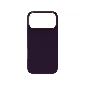 Just Must JM funda de piel con MagSafe para iPhone 18 Pro, morado