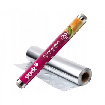 Papel de aluminio YORK 20 m
