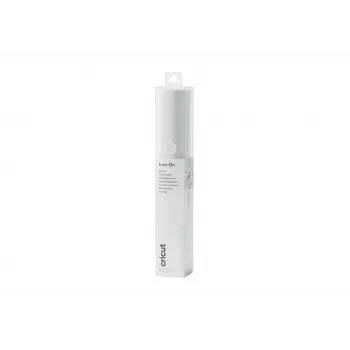 Vinilo textil con purpurina para transferencia térmica Cricut 30x48 cm, blanco
