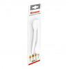Cucharas para huevos Westmark, set de 6, 14,5 cm, plástico blanco