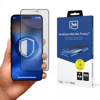 3mk HardGlass Matt Max Privacy cristal para Apple iPhone 17 Pro Max (3M008572)