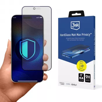 3mk HardGlass Matt Max Privacy cristal para Apple iPhone Air (3M008573)