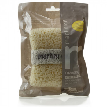 Martini esponja hidrófila con jabonera, natural