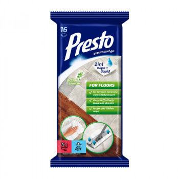 Presto toallitas para suelos 16 uds.
