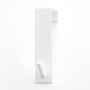 Rayen gancho de puerta para colgar, 1 gancho, blanco