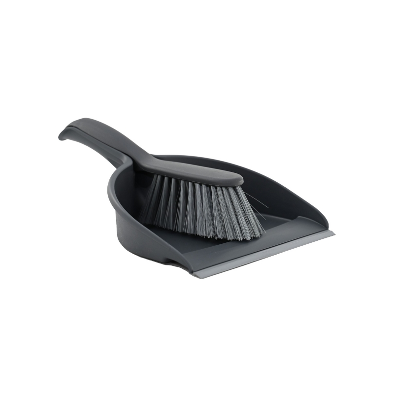 YORK COMPACT set de recogedor y cepillo con borde de goma