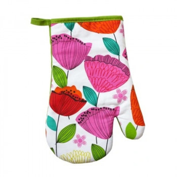 Asi Collection guante resistente al calor, estampado floral