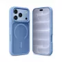 Crong Matte Magnetic funda MagSafe para iPhone 18 Pro / 17 Pro, azul