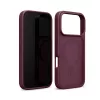 Crong Matte Magnetic funda MagSafe para iPhone 18 Pro / 17 Pro, burdeos