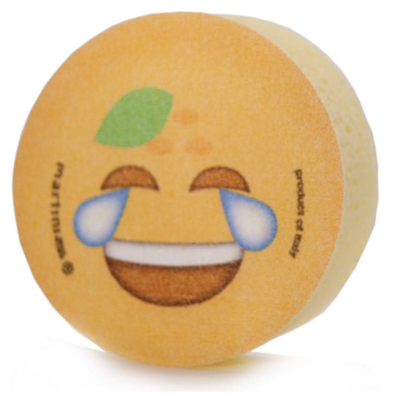 Martini esponja de baño, diseño emoji de fruta, surtido