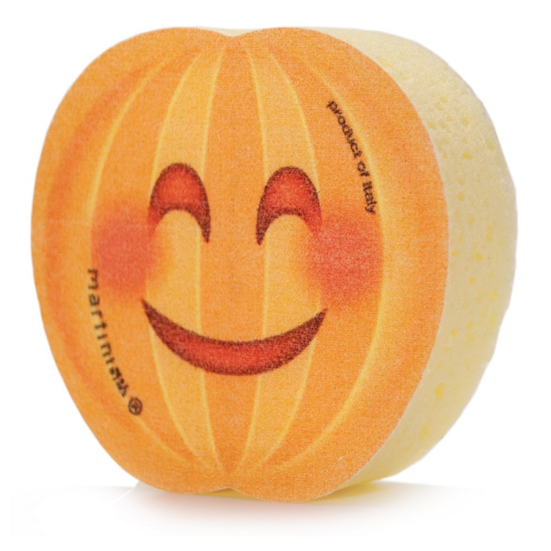 Martini esponja de baño, diseño emoji de fruta, surtido