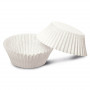Guardini Easy Bake Moldes de papel ecológicos para muffins, Ø 4,5 x 2,3 cm, blanco, 100 uds.