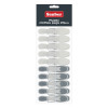 Sauber Pinzas de ropa de plástico, gris, 20 uds.