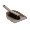 YORK Recogedor con borde de goma y cepillo