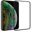 Evelatus Anti-Blue 2.5D Full Cover protector de pantalla antiestático de vidrio templado con filtro de luz azul para Apple iPhone X/XS/11 Pro (Japan Glue)