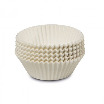 Guardini Easy Bake Moldes de papel para muffins, 100 uds., blanco, Ø7x3 cm