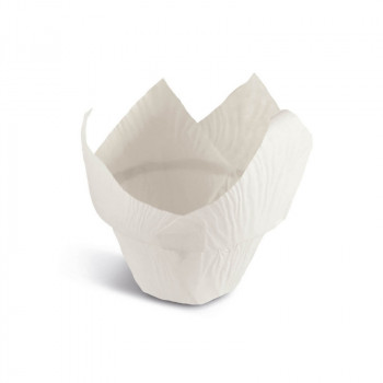 Guardini Moldes de papel para freidora de aire, 12 uds., blanco, Ø8,5x8 cm