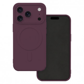 TFO Simple Color Mag funda para iPhone 17 Pro Max / iPhone 18 Pro Max 6.9 inch, cereza oscuro