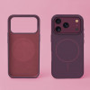 TFO Silicone Thin Mag funda para iPhone 17 Pro / iPhone 18 Pro 6.3 inch, cereza oscuro