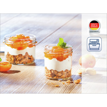 Leifheit Recipiente de vidrio con tapa de rosca 167 ml
