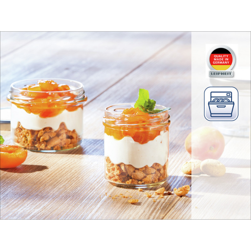 Leifheit Recipiente de vidrio con tapa de rosca 167 ml