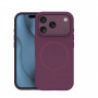 TFO Silicone Thin Mag funda para iPhone 17 Pro Max / iPhone 18 Pro Max 6.9 inch, cereza oscuro