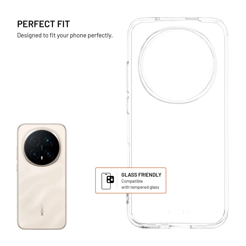 FIXED Story funda trasera para Honor Magic 8 Pro 5G, TPU, transparente (FIXTCC-1639-TR)