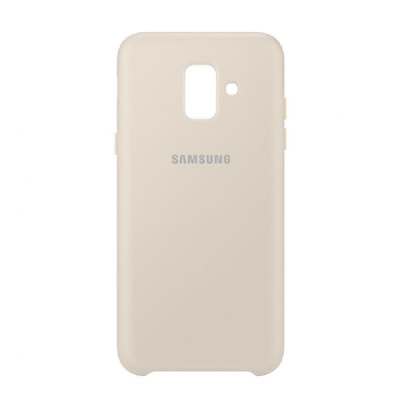 Samsung Galaxy A6 2018 (A600) funda Dual Layer, oro