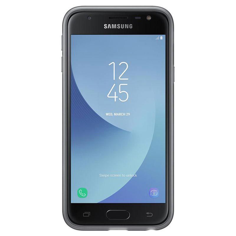 Samsung Galaxy J3 2017 funda Jelly EF-AJ330TBEGWW negro