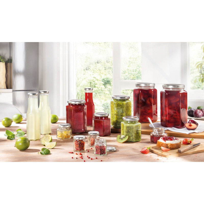 LEIFHEIT recipiente de cristal hexagonal, 47 ml