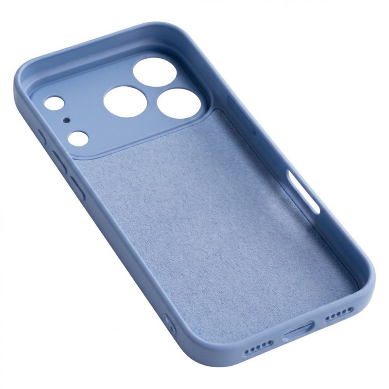 TFO funda de silicona para iPhone 17 Pro Max 6.9 / 18 Pro Max 6.9, azul cielo