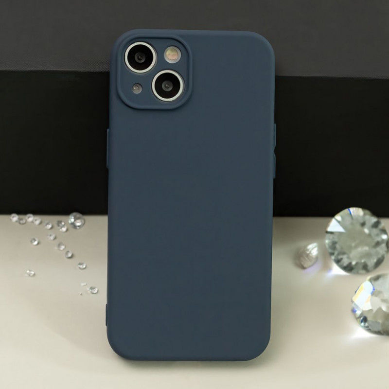 iLike Silicon Box funda para iPhone 17 Pro 6,3 / iPhone 18 Pro 6,3 azul oscuro