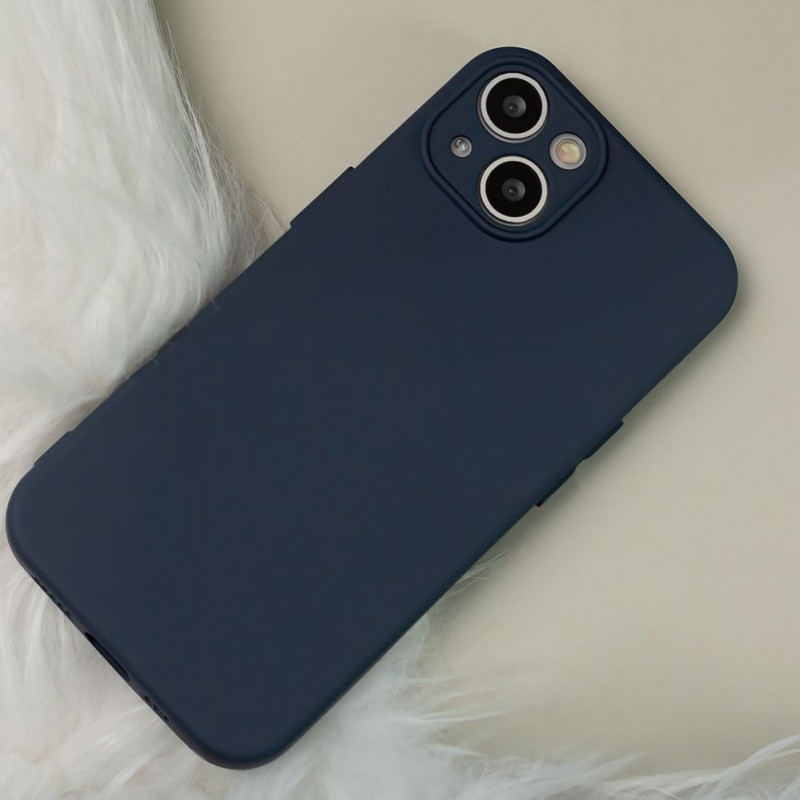iLike Silicon Box funda para iPhone 17 Pro 6,3 / iPhone 18 Pro 6,3 azul oscuro