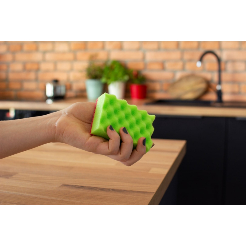 YORK estropajo Wave 4+1 uds. 10x7x3cm