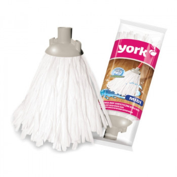 YORK fregona sintética MIDI blanca